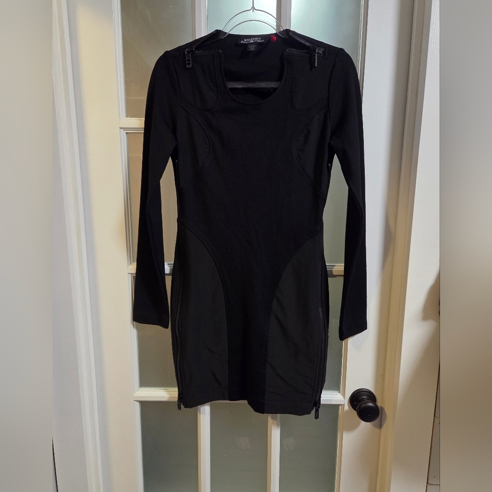Parasuco Denim Zipper Edgy Zipper Dress Size 8